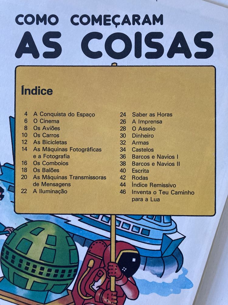 Livro Como Começaram as Coisas, de Mary Jean Mc Neil (Anos 80)