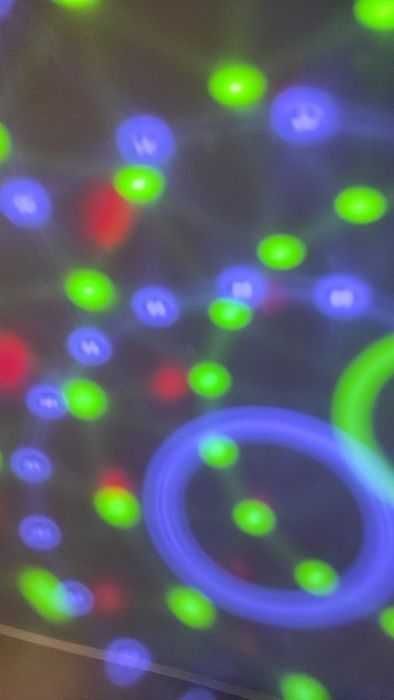 kula DISCO LED RGB + PILOT Światło obrotowe dyskotekowe NA IMPREZĘ
