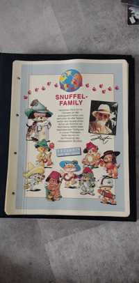 Karty telefoniczne Album Snuffel Family z certyfikatem 1993r