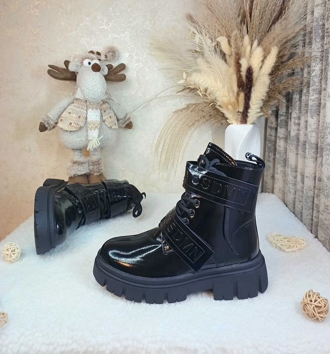 Дитячі зимові черевики для дівчинки 33 34 35 36 37 38 чоботи дутіки