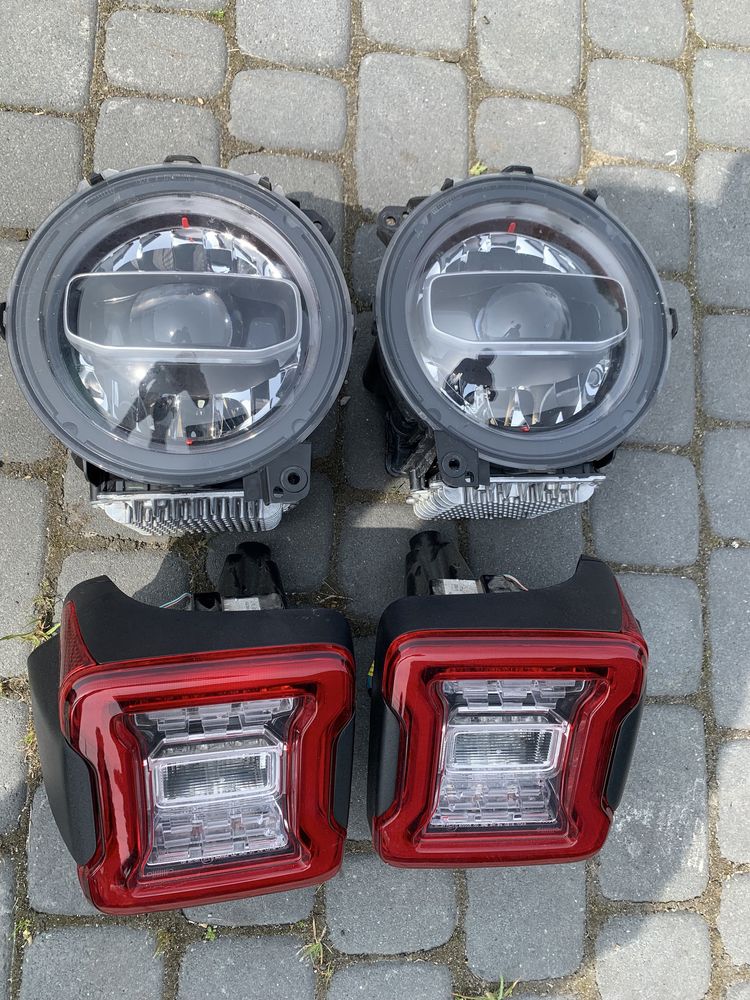 Lampy przód tył Led kpl.Jeep Wrangler JL 18-23r EUROPA