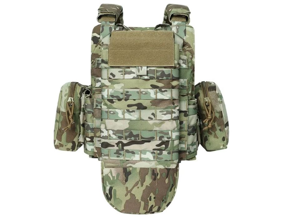 Плитоноска Artex с напашником системой быстрого сброса и 7 подсумками