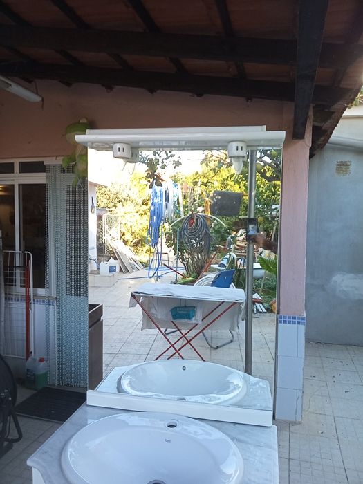 Móvel de casa de banho+ espelho com luz