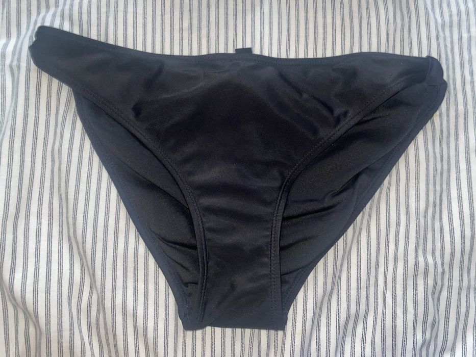 czarne majtki od bikini strój kąpielowy kostium kapielowy s