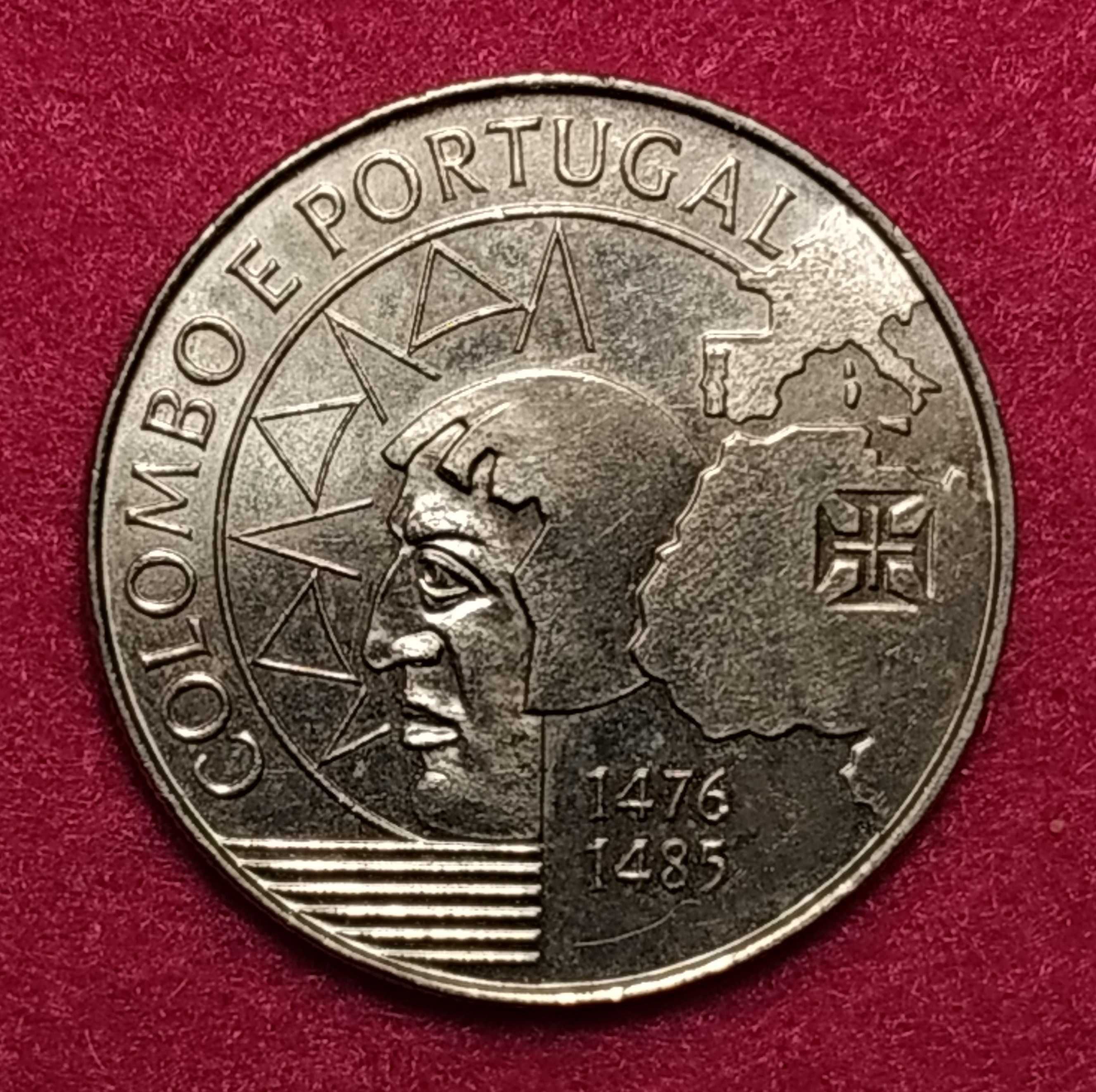 Portugal - moeda de 200 escudos de 1991 Colombo