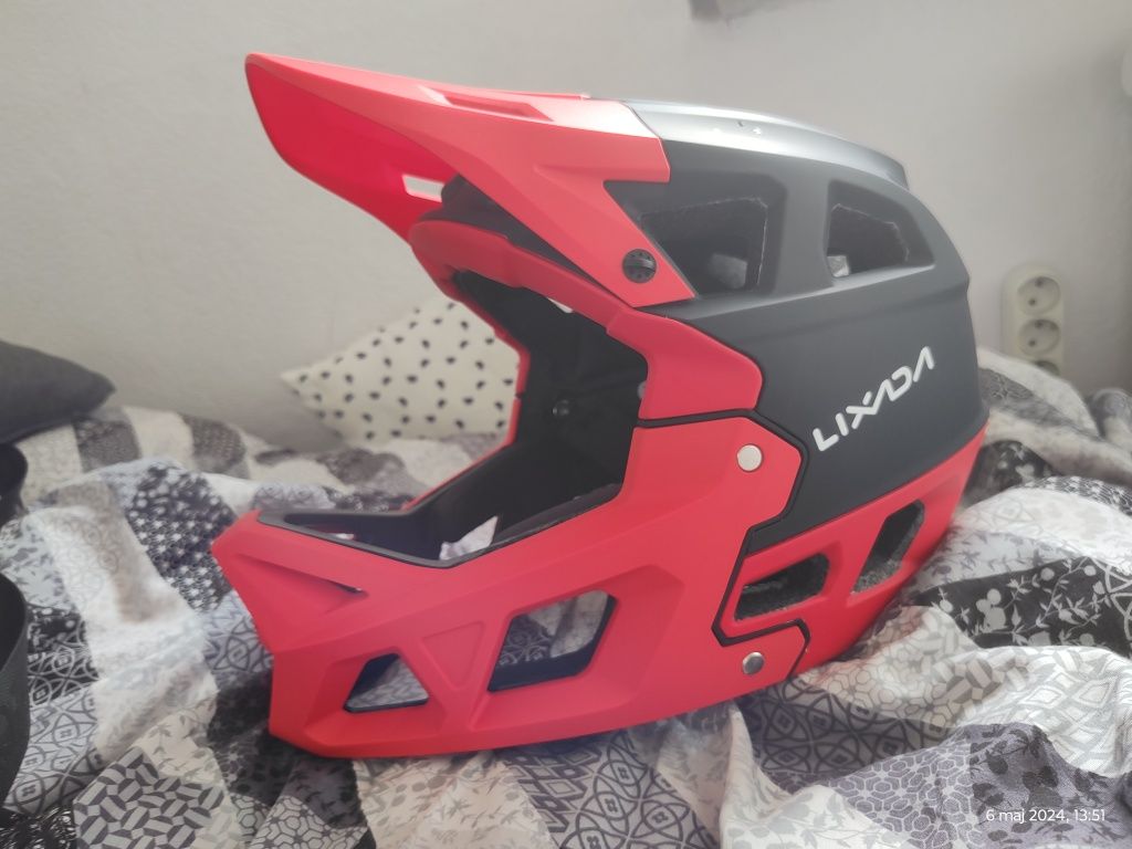 Kask fullface lekki MTB kask hulajnoga kask pełny