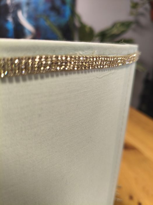 Miętowy abażur Glamour 50cm x 30cm