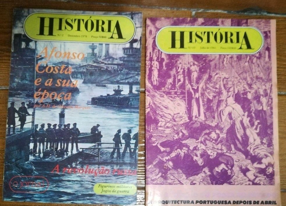 História (conjunto de 2 revistas)