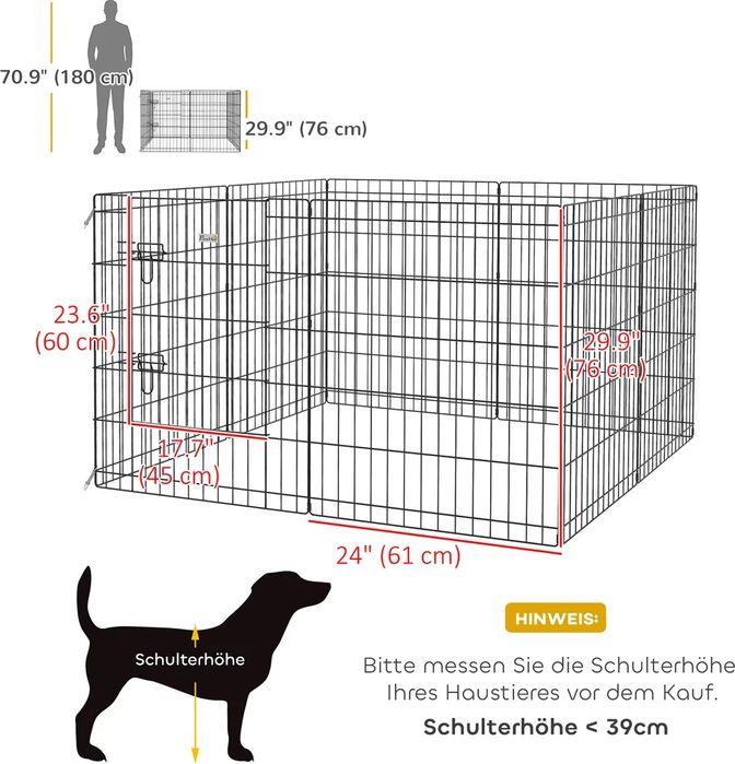 Wybieg dla małych zwierząt domowych.