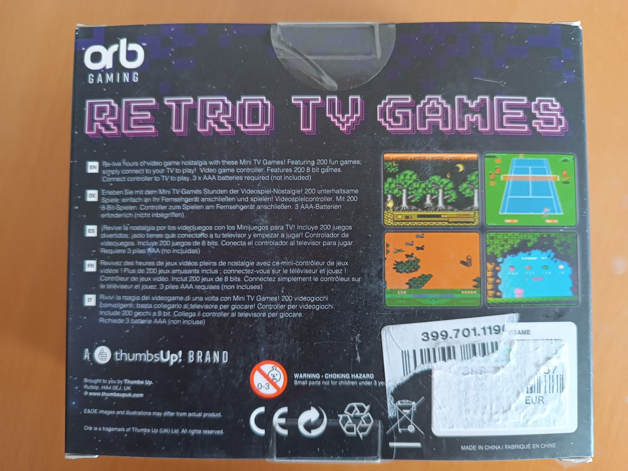Consola com 200 jogos retro NOVO