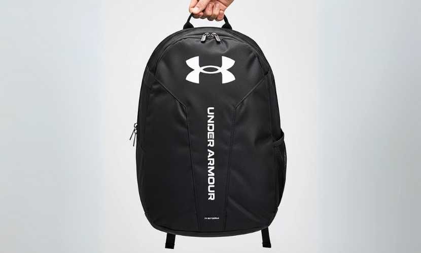 Under Armour plecak czarny szkolny sportowy z kieszenią na laptopa HIT