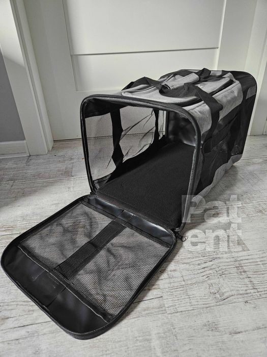 Transporter torba transportowa dla psa kota królika świnki szary