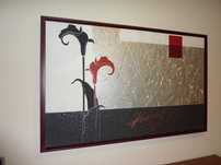 Quadro decorativo com moldura