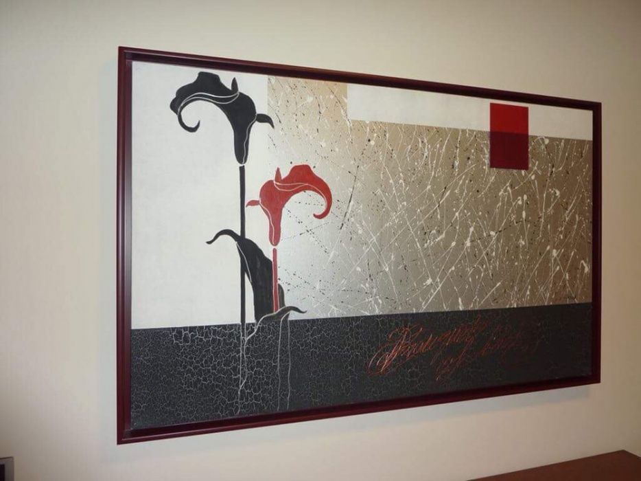 Quadro decorativo com moldura