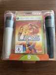 Microfone mikrofony lips Xbox 360 plus gra nowe