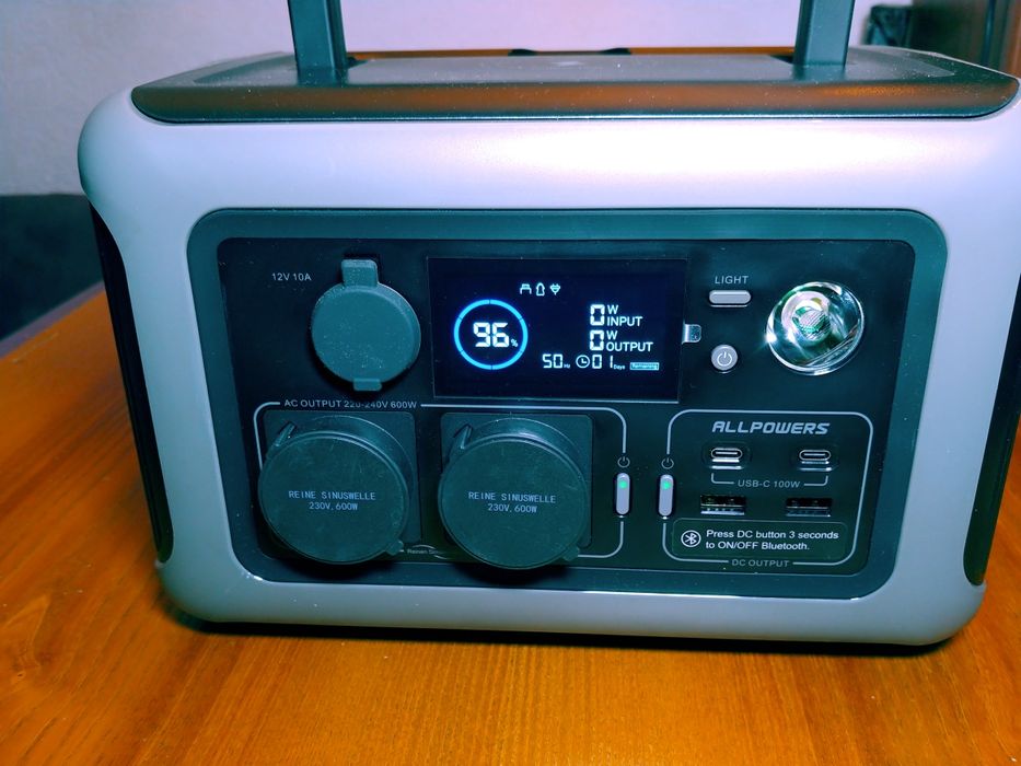 STACJA ŁADOWANIA Allpowers R600 299Wh 600W Magazyn energii POWERBANK