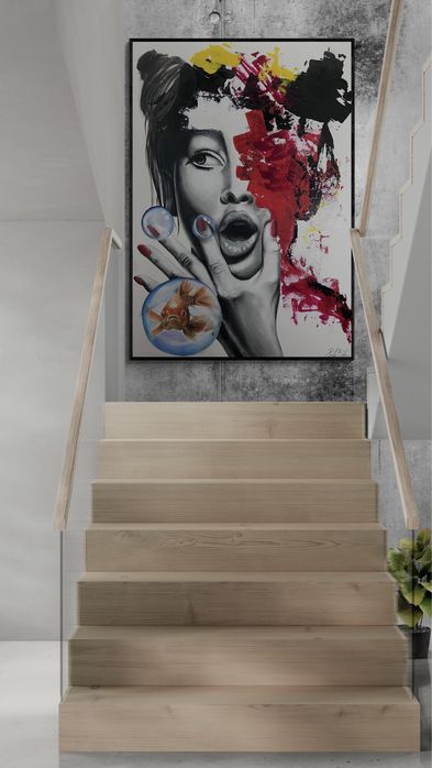 Pintura original artista Paulo Brito