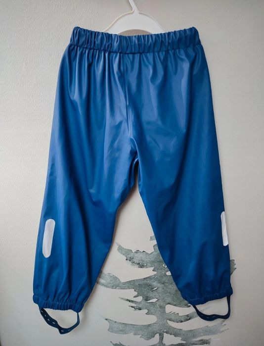 Spodnie przeciwdeszczowe od deszczu gumowane nieprzemakalne