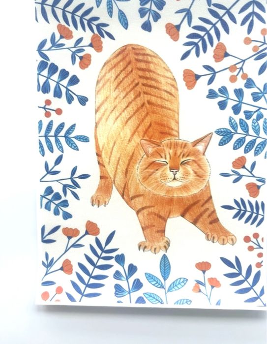 Plakat A4, rudy kotek, 21/30cm