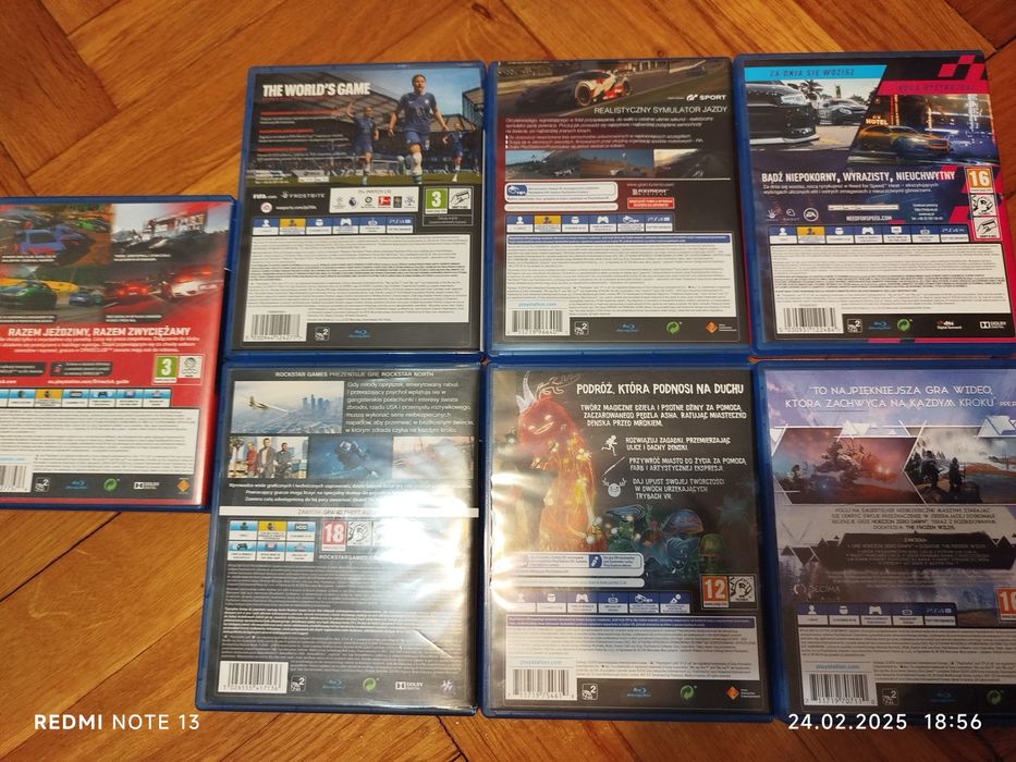 Gry na ps4 nfs head gta5 horizon zero dawn gran turizmo FIFA23 ...