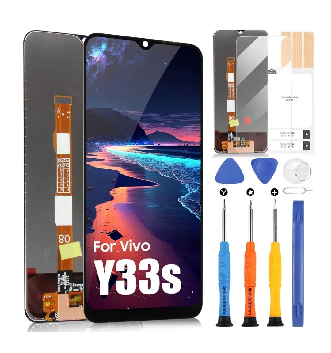 Wyświetlacz LCD do Vivo Y33S 2021 V2109 do Y33S zestaw naprawczy