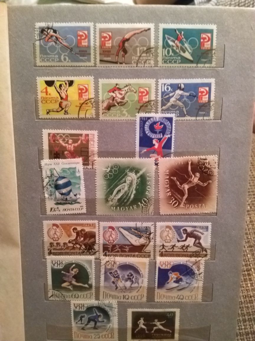 Спорт марки, повні серії марок 1 частина