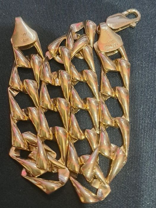 Złota Bransoletka Pancerka P585