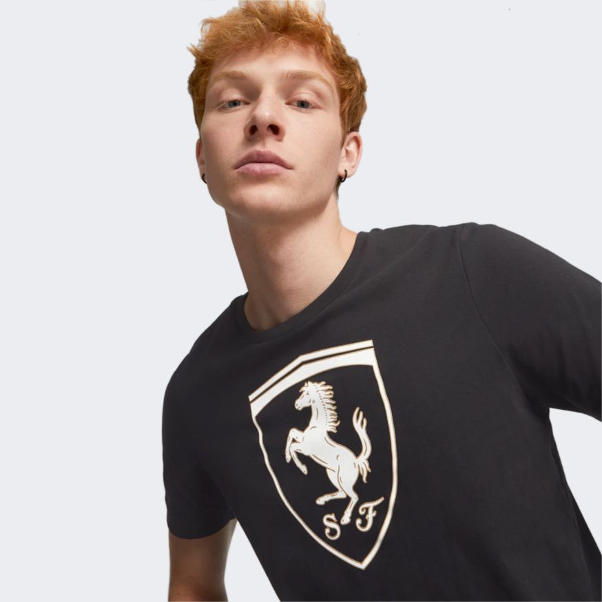 НОВА PUMA FERRARI ОРИГІНАЛ M чорна чоловіча футболка феррарі 53723001