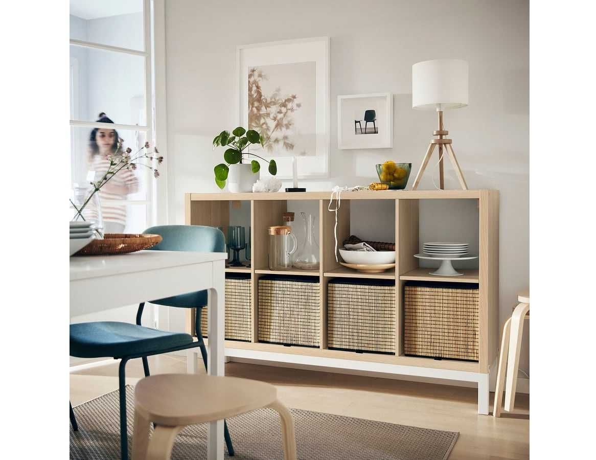 Rama nośna do regału Kallax IKEA, biała,  146 x 39 x 18 cm