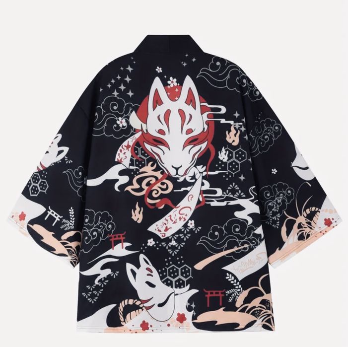 Кімоно Маска Кіцуне