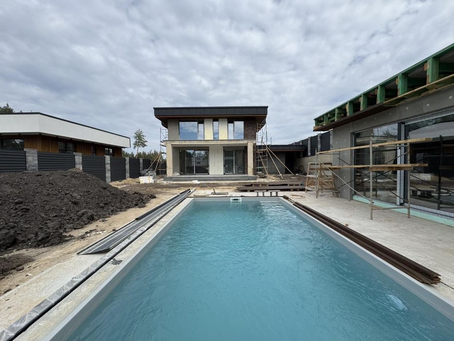 ‼️Будинок з гаражем в КМ Нова Ходосівка. 10 соток. Басейн