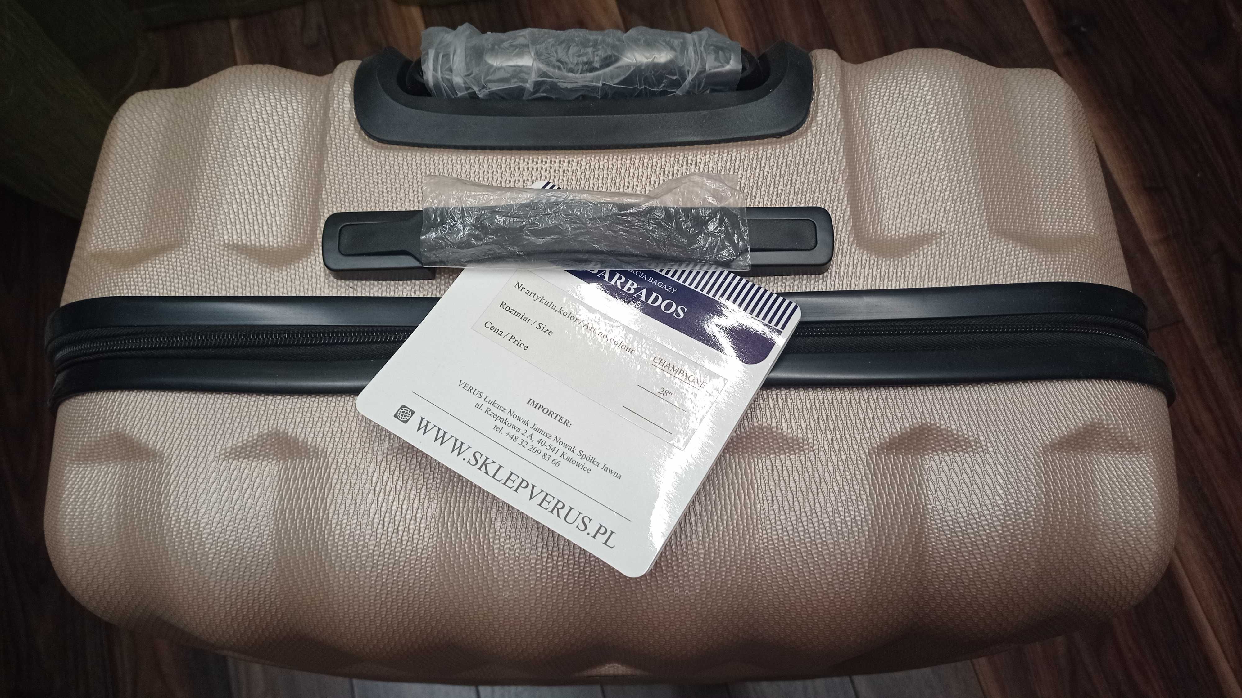 VIP COLLECTION Duża walizka na kółkach 28" NOWA