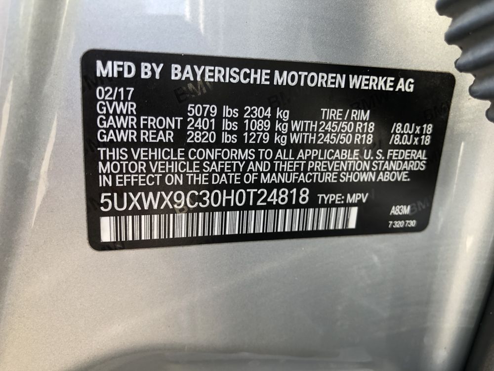 BMW X3 f25 X-drive