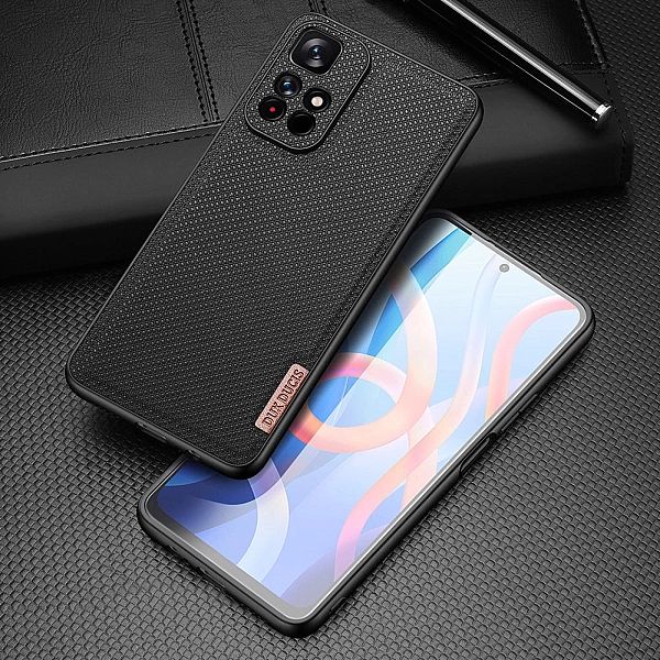Dux Ducis Fino etui pokrowiec pokryty nylonowym materiałem Poco M4 Pro