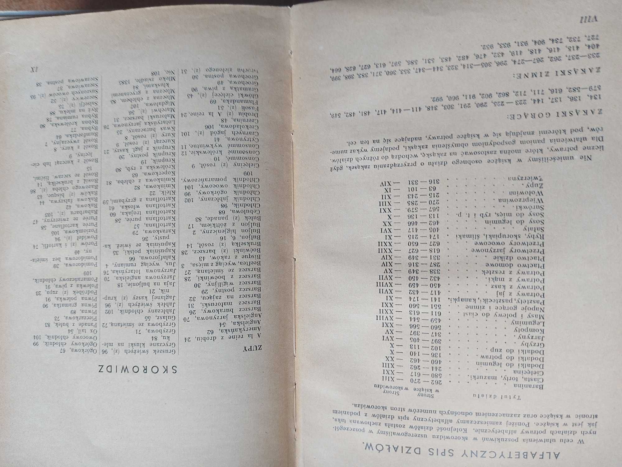 kuchnia polska M. Gałecka H. Kulzowa przepisy przedwojenne