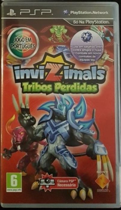 Jogo PSP Invizimals Tribos Perdidas