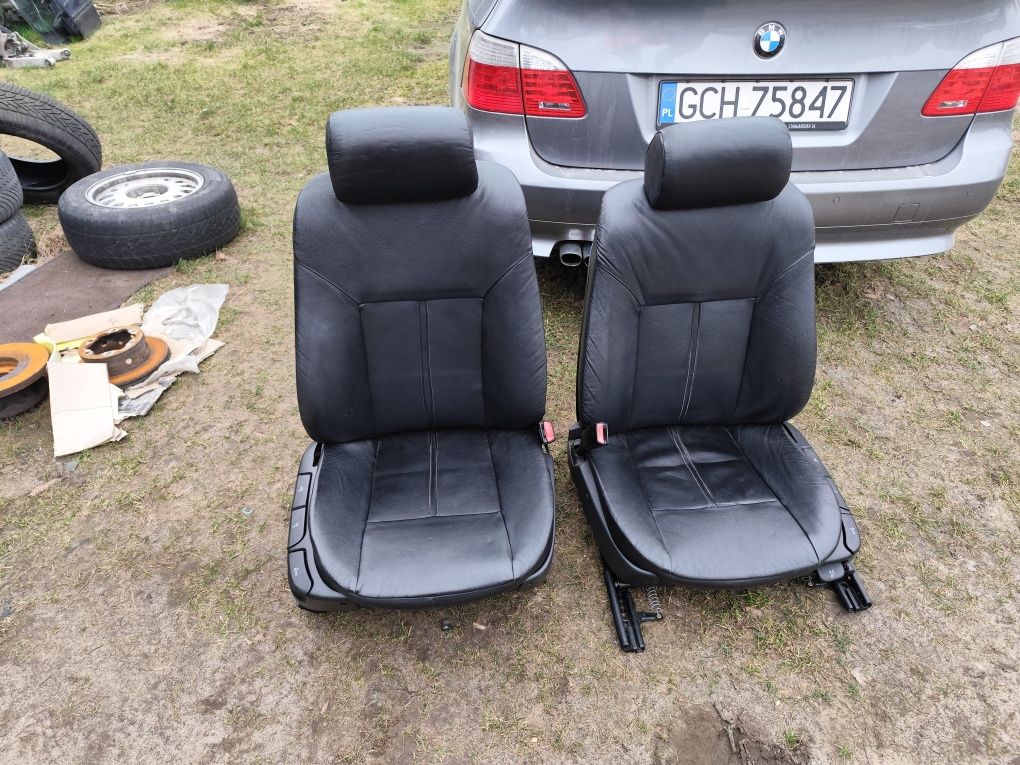 Skórzane fotele BMW E39