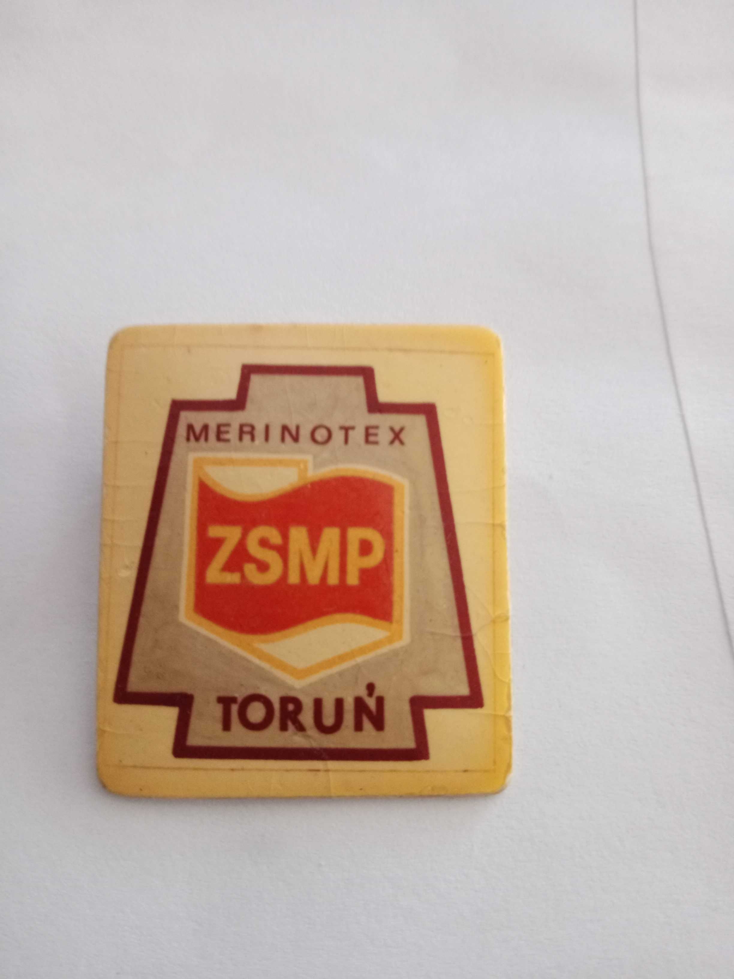 przypinka ZSMP Toruń