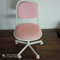 ÖRFJÄLL Dziecięce krzesło biurowe Ikea różowe