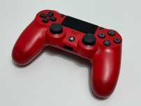 Oryginalny Pad bezprzewodowy do PS4, MAGMA RED, bdb stan!