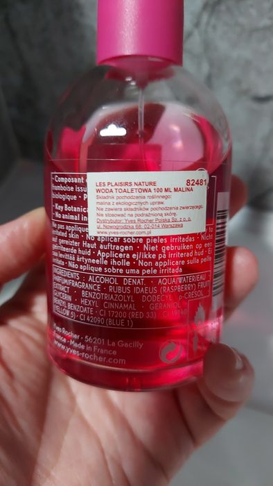 Malina Framboise od Yves Rocher woda toaletowa Zestaw