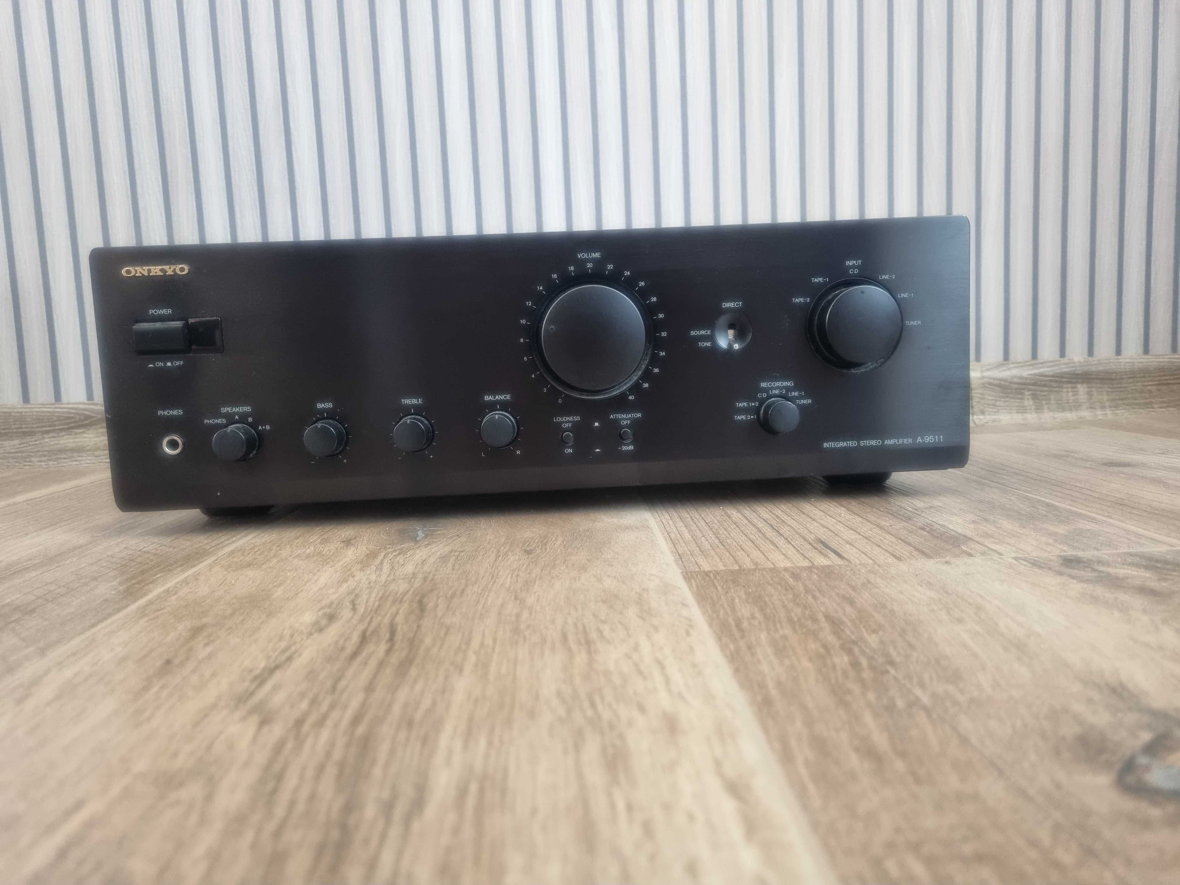 OKAZJA Wzmacniacz stereo integra 4ohm 8ohm Onkyo a 9511 mega brzmienie