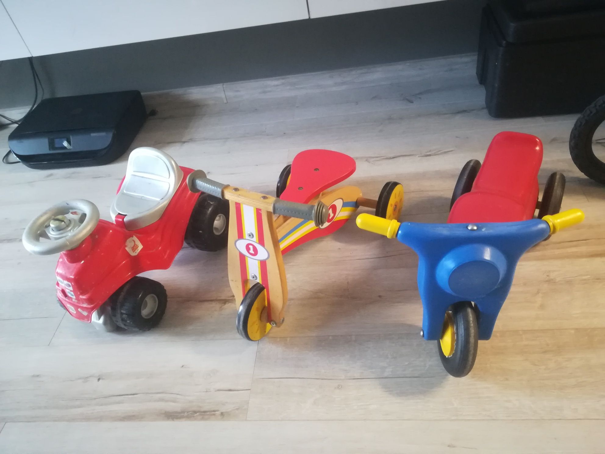3 pojazddy dla dziecka