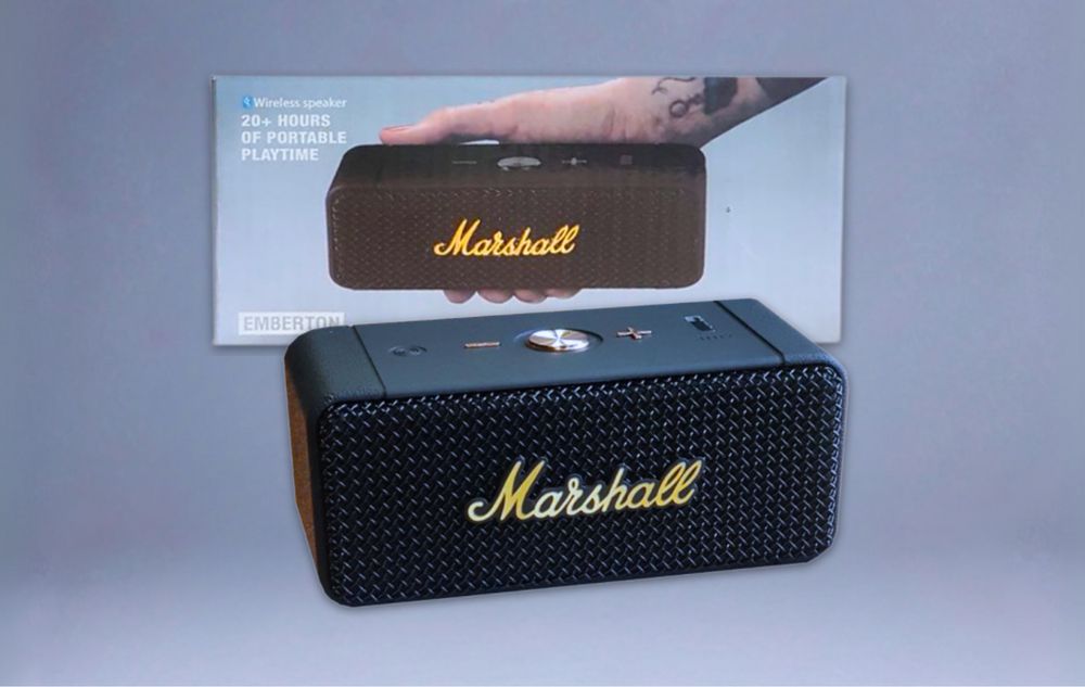 ХІТ ПРОДАЖУ, Marshall Emberton, портативна колонка