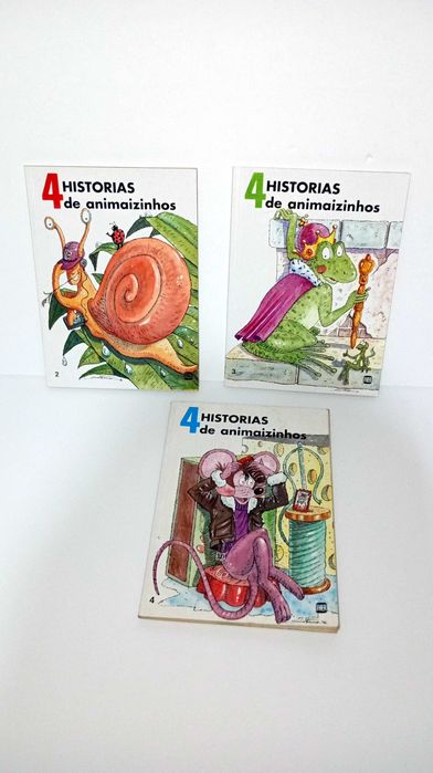 Livros da Coleção - 4 Histórias de Animaizinhos
