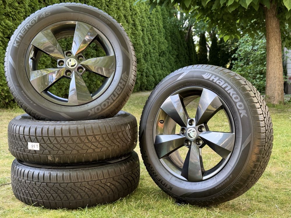 Alufelgi 17 skoda 5x112 jak nowe octavia superb kodiaq karoq