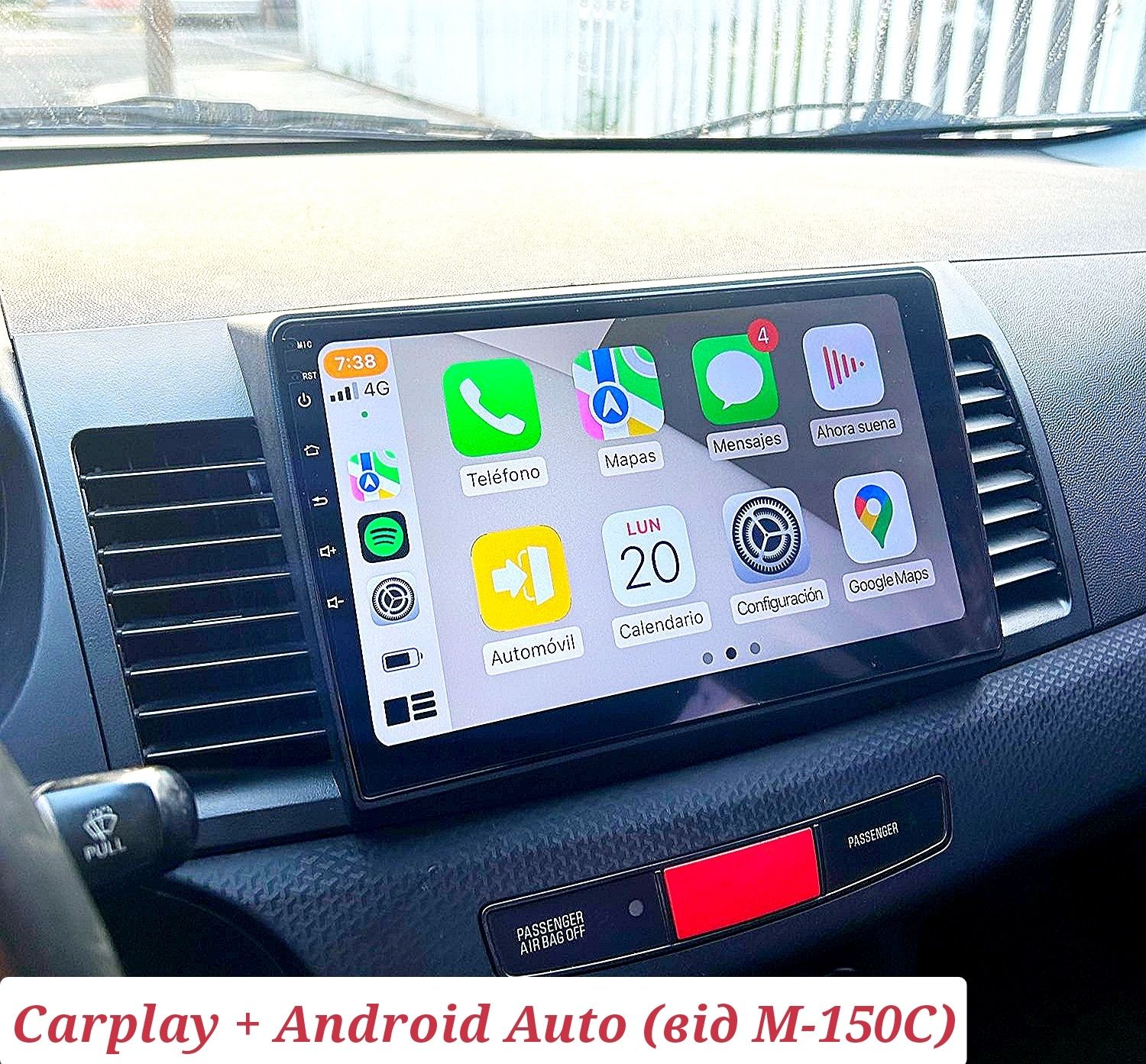 Магнітола Android Mitsubishi Lancer X, 10, Bluetooth, GPS, з рамкой!