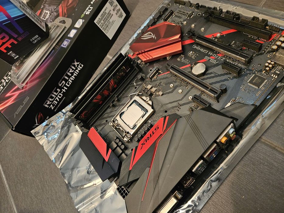 i7-8700K + ASUS Z370-H + 16GB DDR4 – Bundle completo e testado