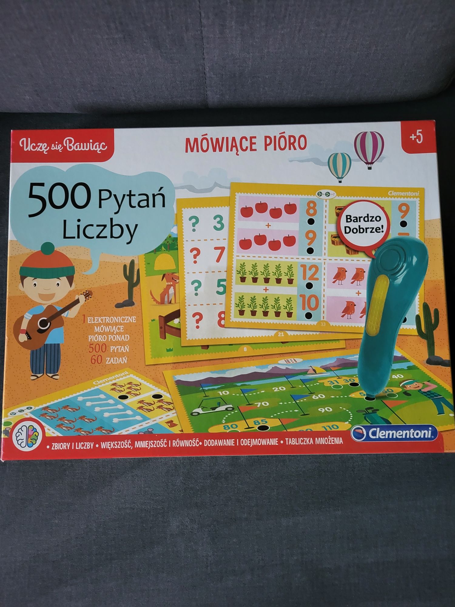 Mówiące pióro 500 pytan liczby