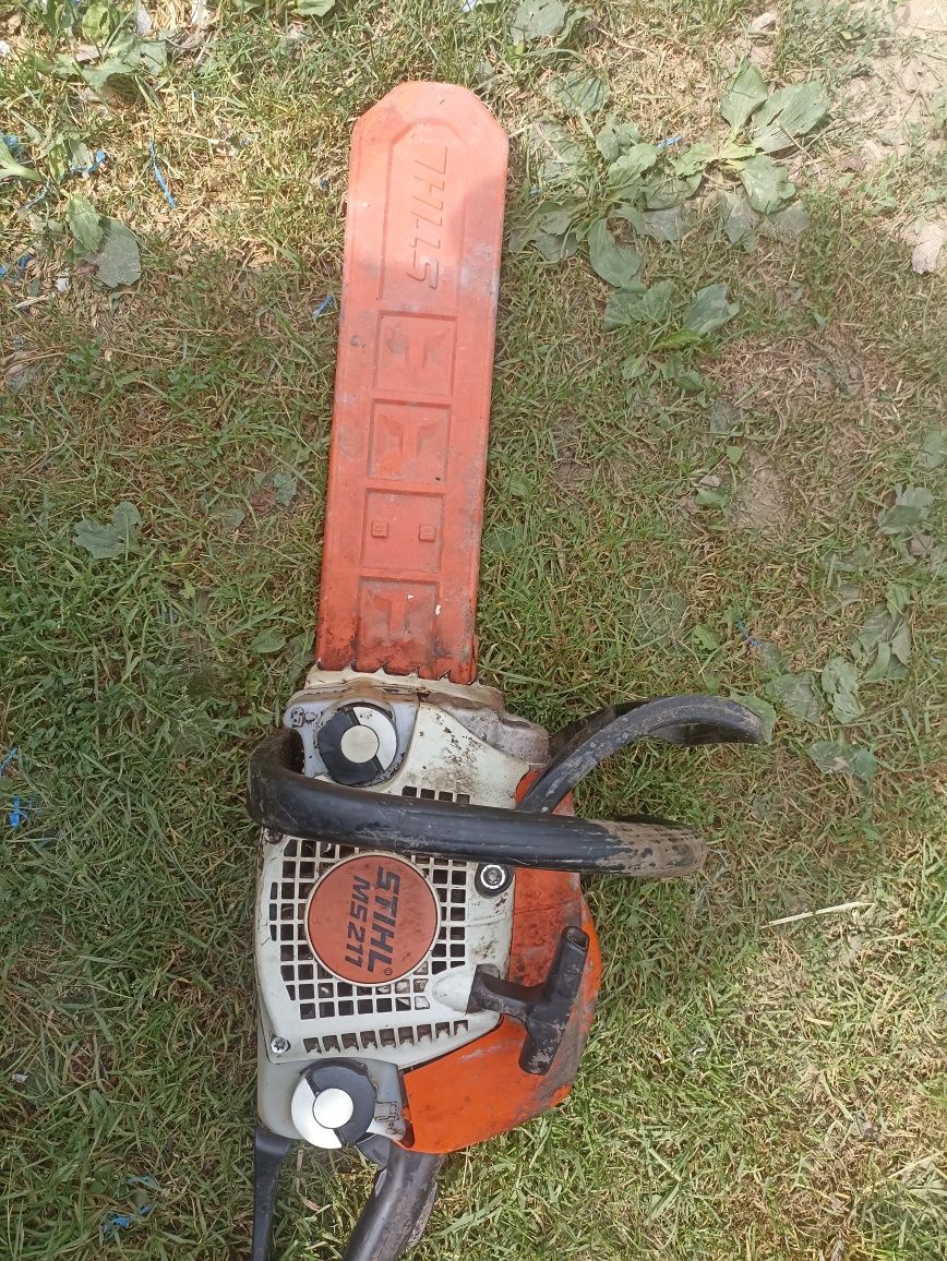 Pilarka spalinowa Stihl MS 211 2.3km mocy. Piła jest sprawna